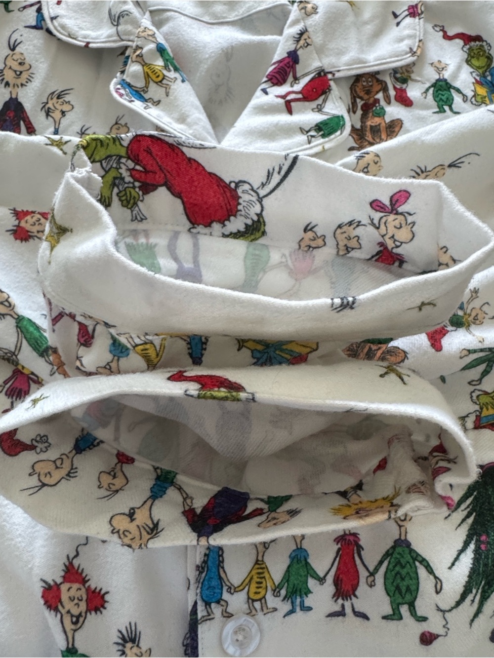 Dr.Seuss The Grinch Matching Family Pajama Set Kids 6 Adult S & XL Pottery Barn - Picture 10 of 17